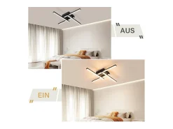 Outlet NETTLIFE Plafonario LED de Diseño Moderno, 24W, , 3000K, Luz Blanca Cálida Negro