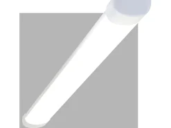NETTLIFE Plafón^Plafonero LED de 120 cm y 36 W, tubo de luz para habitaciones húmedas, 4000 K, lámpara para bodega, neutro, ángulo de haz largo de 180°. Blanco