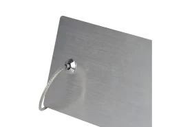 NETTLIFE, soporte moderno de LED regulable, 22 W, de color plateado, diámetro de 100 cm, de aluminio, diseño ondulado, altura ajustable para comedor y dormitorio.