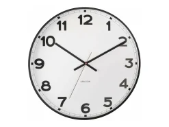 KARLSSON Reloj De Pared^Nuevo reloj clásico redondo de metal de 40 cm Blanco