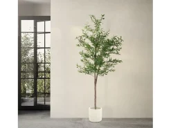 Best ML-DESIGN Olivo artificial Plantas artificiales Árbol artificial Planta artificial en mace Verde