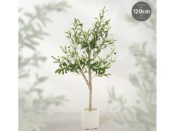 ML-DESIGN Planta Artificial^Olivo artificial Plantas artificiales Árbol artificial Planta artificial en mace Verde