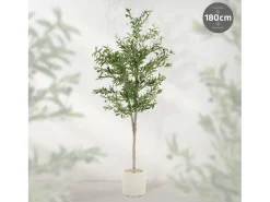 ML-DESIGN Planta Artificial^Olivo artificial Plantas artificiales Árbol artificial Planta artificial en mace Verde