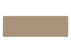 Overijse Alfombra de pasillo con aspecto de sisal color arena 80x250 cm