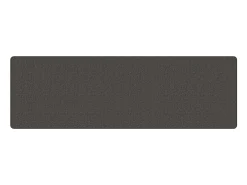 Overijse Alfombra de pasillo con aspecto sisal gris antracita 80x250 cm