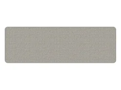 Overijse Alfombra de pasillo con aspecto de sisal platina 50x150 cm