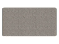Overijse Alfombra de pasillo con aspecto de sisal plateada 80x150 cm