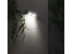 Best 7H SEVENON Pack 6 Apliques de Pared Solares LED 2 Luces con Sensor Crepuscular y Movimiento 7500K 20000H 7hSevenOn Negro