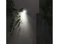 Pack 6 Apliques de Pared Solares LED con Sensor Crepuscular y Movimiento Negro 7500K 20000H 7hSevenOn