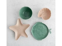 Vajilla^Pack de 6 cuencos Aura Stela Bidasoa porcelana Ø12x5 cm Verde