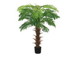 Planta Artificial^Palmera Cycas Artificial con Maceta 140 cm Verde