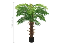 Planta Artificial^Palmera Cycas Artificial con Maceta 140 cm Verde