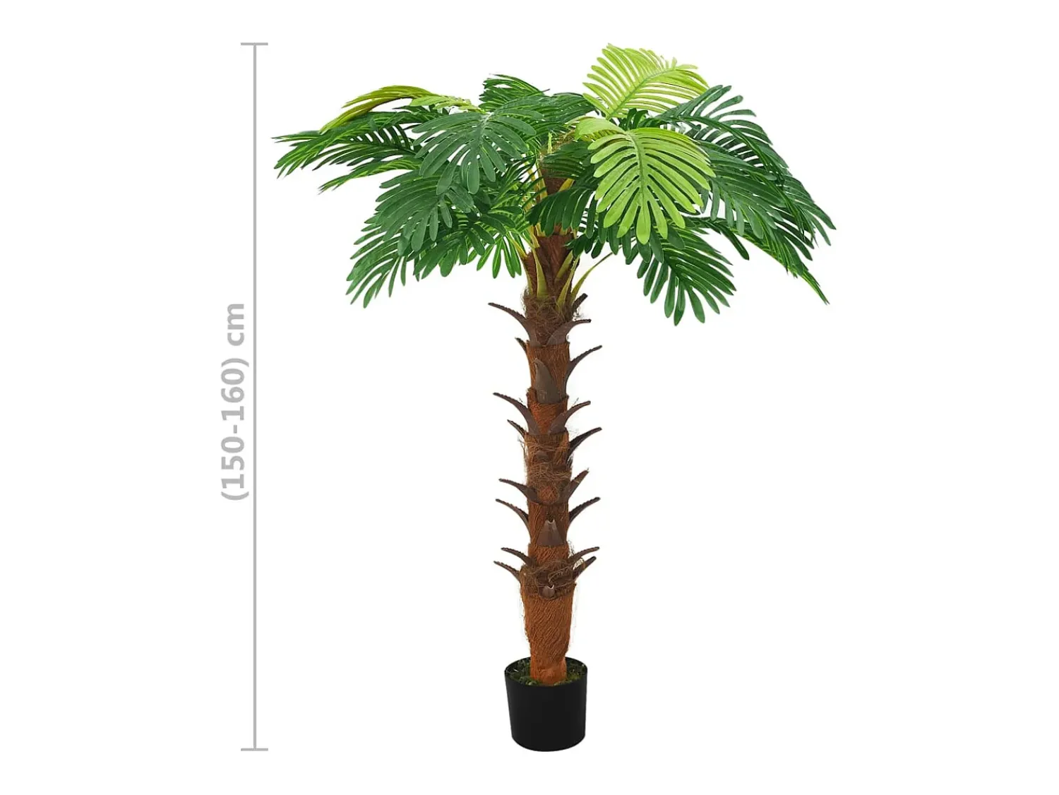 Planta Artificial^Palmera Cycas Artificial con Maceta 160 cm Verde