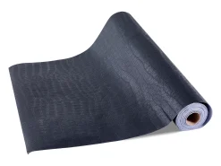 Outlet Papel Pintado Adhesivo de Pared SucceBuy, 40 cm x 10 m, Rollo Papel Pintado Autoadhesivo Vinilo, Motivo Textura Agrietada Negra, para Revestimiento de Pared Negro