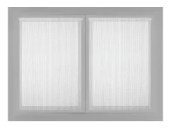 Sale Soleil d'ocre Par de Visillo para ventana 60x90 cm MAELIS Blanco