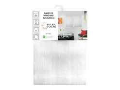 Sale Soleil d'ocre Par de Visillo para ventana 60x90 cm MAELIS Blanco
