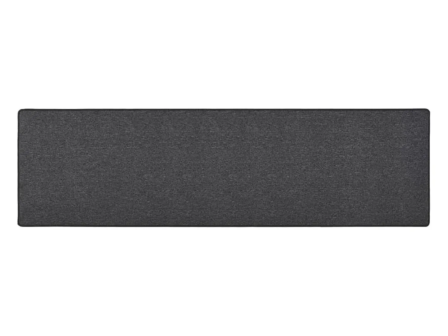 Garden Furniture Pelle Alfombra de pasillo 50x200 cm Gris antracita