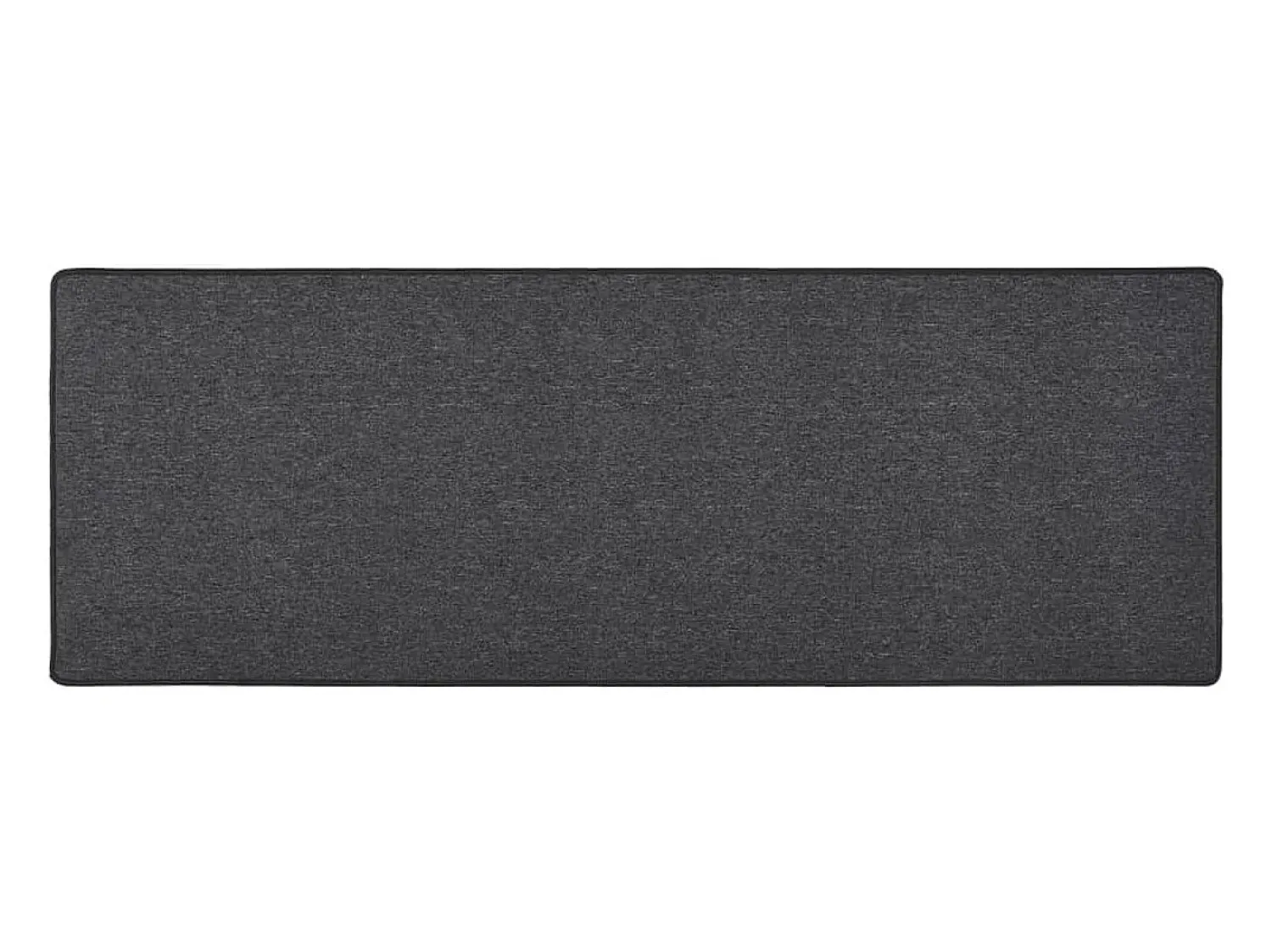 Outlet Garden Furniture Pelle Alfombra de pasillo 50x150 cm Gris antracita