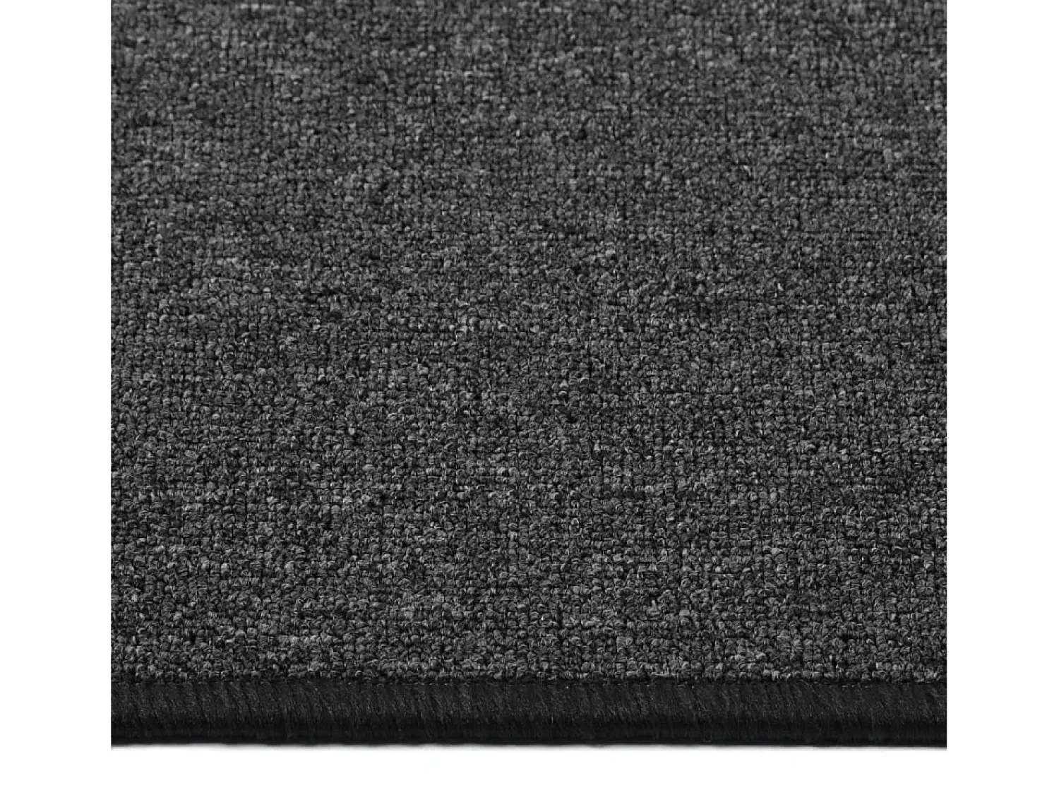 Outlet Garden Furniture Pelle Alfombra de pasillo 50x150 cm Gris antracita