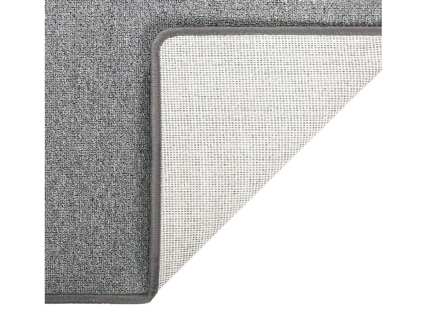 Garden Furniture Alfombra De Pasillo^Pelle Alfombra de pasillo oscuro 50x100 cm Gris