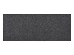 Pelle Alfombra de pasillo gris antracita 80x200 cm