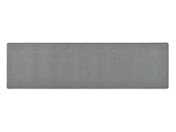 Pelle Alfombra de pasillo gris oscuro 50x200 cm