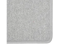 Pelle Alfombra de pasillo gris claro 80x400 cm
