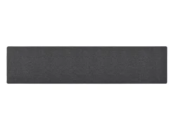 Pelle Alfombra de pasillo gris antracita 50x250 cm