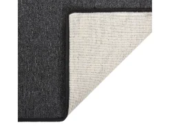 Pelle Alfombra de pasillo gris antracita 50x250 cm