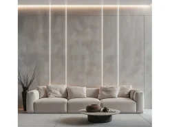 Perfil Neón SFLEX 24x18 Superficie Semicircular Curva Vertical para Tira LED IP20 hasta 15 mm 5 m