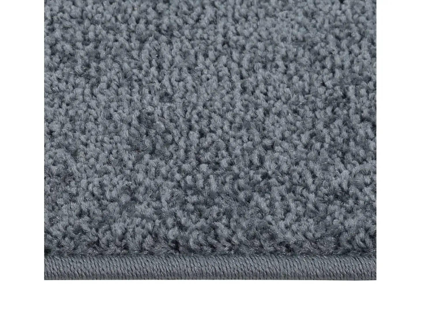 Phoebe Alfombra de pelo corto gris antracita 160x230 cm