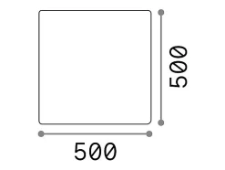 Ideal Lux Lámpara De Pie^Piantana Moderna Luna Alluminio Bianco 1 Luce E27 D50Cm Blanco