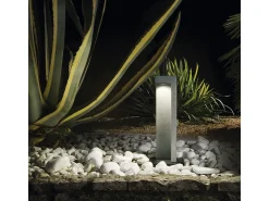 Sale Ideal Lux Piantana Moderna Titano Materie Plastiche Grigio Granito Led 9W 4000K H49Cm Blanco