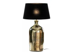 New Les Tendances Pie de lámpara de cristal envejecido Doux Dorado