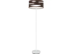 Pie De Salon Con Pantalla Oxido Y Metal Blanco Odra