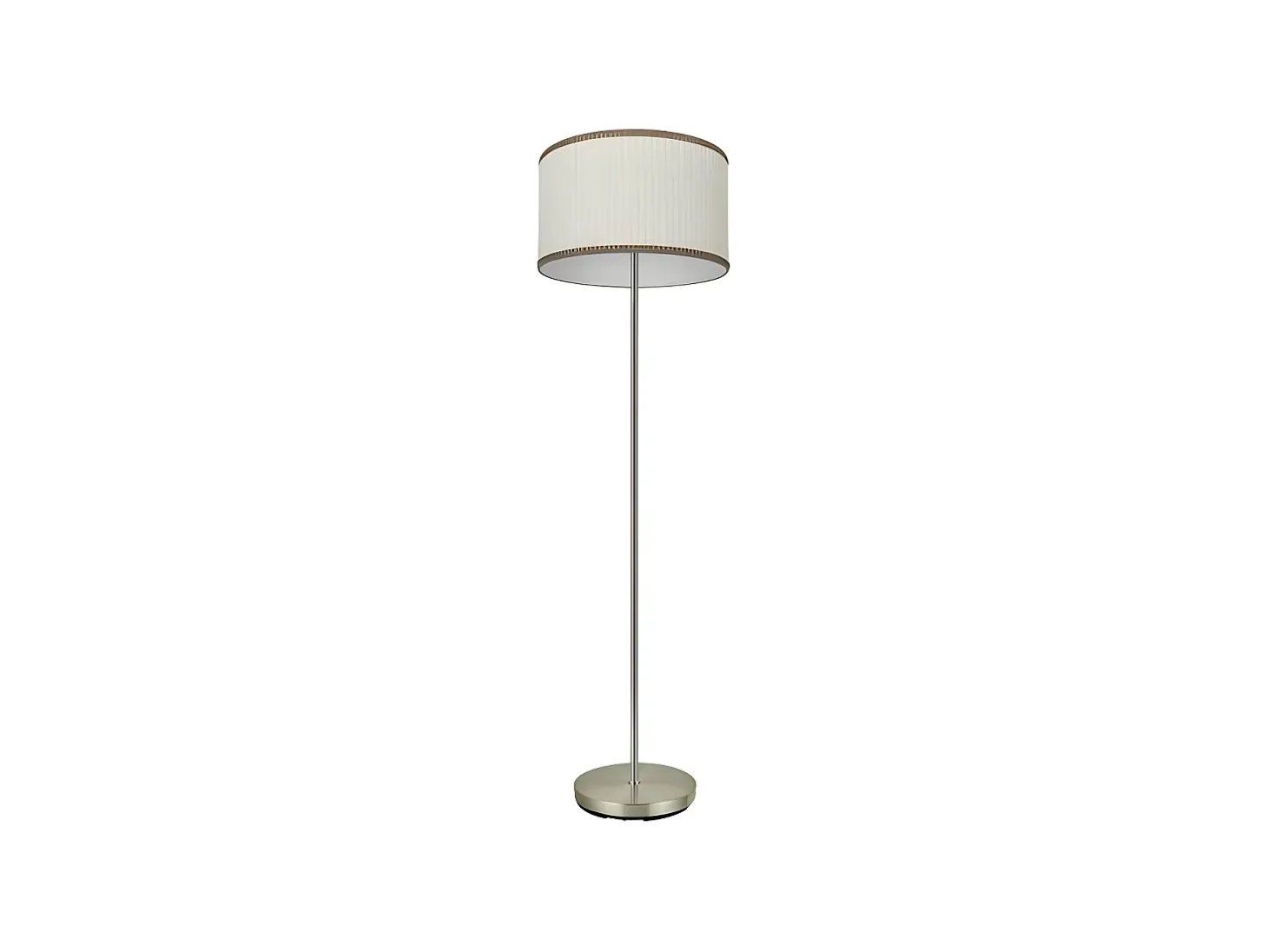 Pie Salon De Pantalla Bicolor Cuero/beis Modelo Soprano