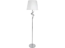 Pie Salon Serie Baeza En Cromo Pantalla Blanca
