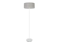 AKUNADECOR Pie Salon De Metal Modelo Jerte Pantalla Cemento Gris Blanco