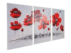 MCW Cuadro^Pintura al óleo amapola pintada a mano Multicolor
