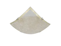 AKUNADECOR Plafón^Plafon Cuadrado Modelo Tenor Dorado