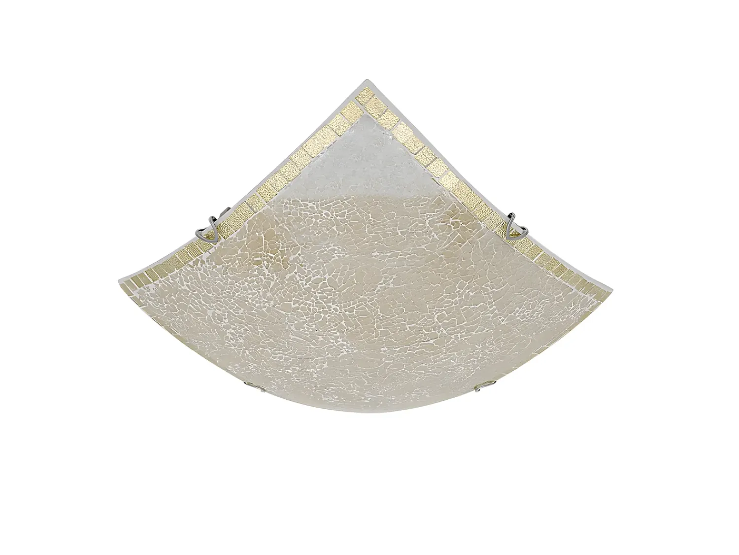 AKUNADECOR Plafón^Plafon Cuadrado Modelo Tenor Dorado