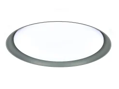 AKUNADECOR Plafón^Plafon De La Serie Luanda 96w Gris Con Control Remoto De Blanco