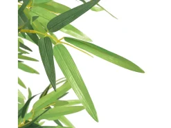 Sale Planta artificial con maceta de bambú 120 cm Verde