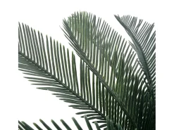 Clearance Planta artificial con maceta Cycas Palm Green 125 cm Verde