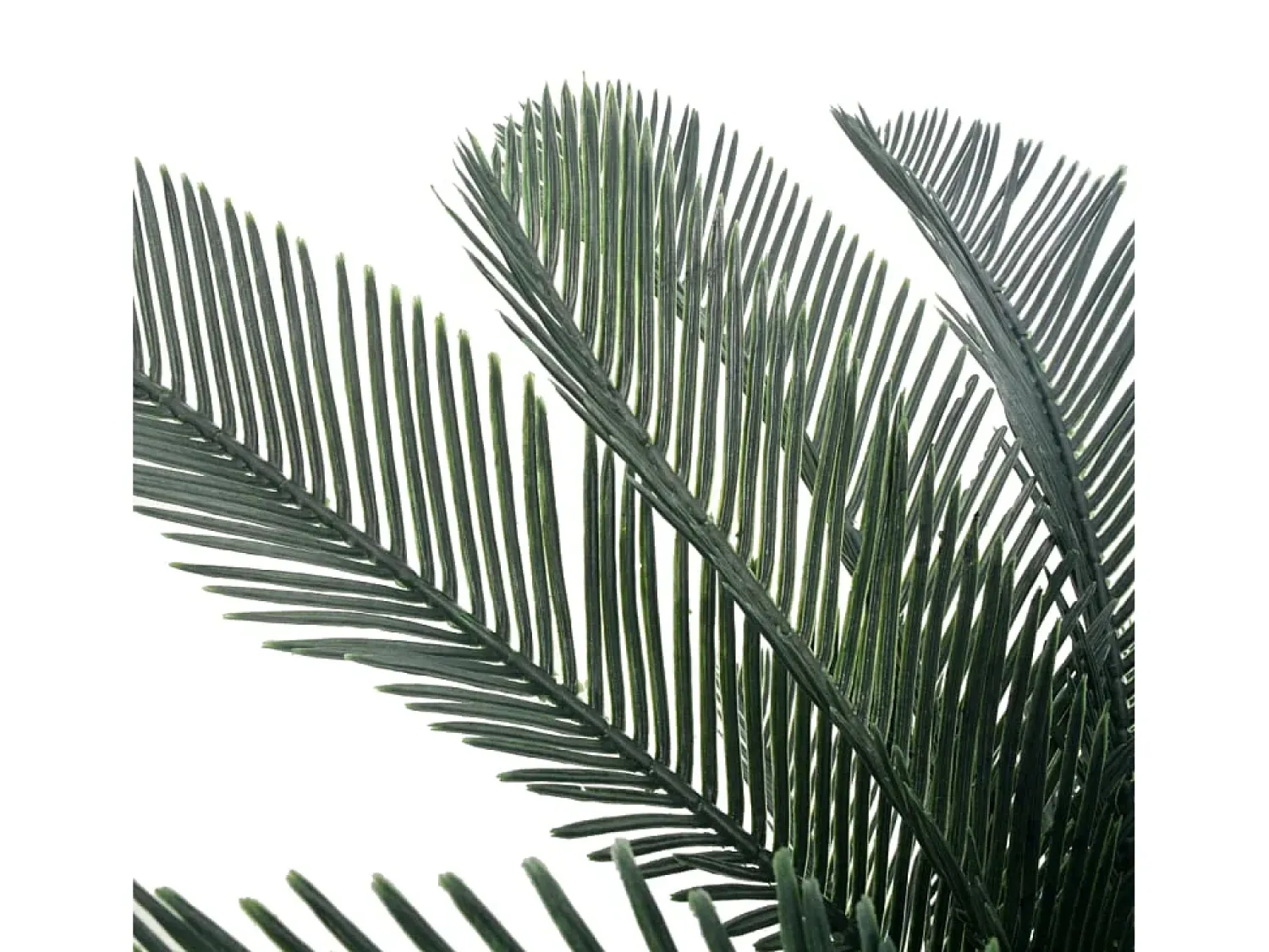 Clearance Planta artificial con maceta Cycas Palm Green 125 cm Verde