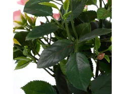 Mobilibrico Planta Artificial^Planta artificial de Poliéster y terracota - H33 x Ø25 - - ROSEBUSH Rosa