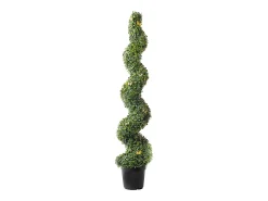 Planta Artificial, SucceBuy 150 cm Boj Artificial Topiario, Resistente a los Rayos UV, Decoraci贸n para el Hogar, 2 Unidades