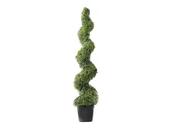 Planta Artificial, SucceBuy 150 cm Boj Artificial Topiario, Resistente a los Rayos UV, Decoraci贸n para el Hogar, 2 Unidades