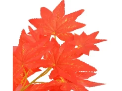 Planta Artificial^Planta de arce artificial con maceta roja de 120 cm Rojo