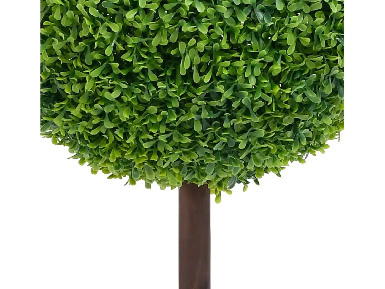 Planta Artificial^Planta de boj artificial con maceta forma esférica 50 cm Verde